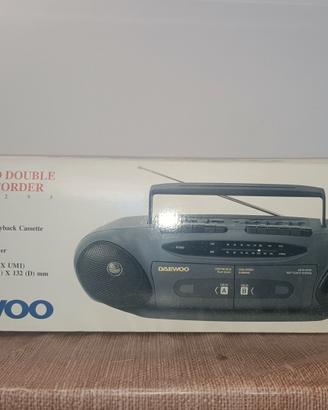 DAEWOO ARW-295 Boombox Stereo Doppia Cassetta
