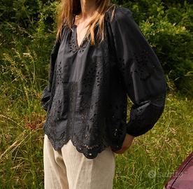 Sissel Edelbo Mila Top in Quasi Nero