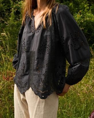 Sissel Edelbo Mila Top in Quasi Nero