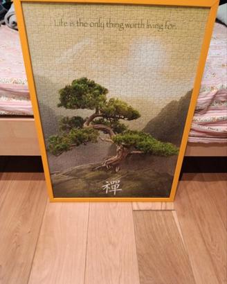 Quadro / Puzzle Zen Bonsai