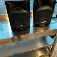 Coppia casse amplificate 200w