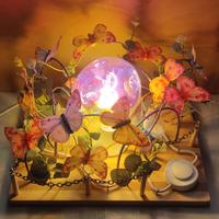 Lampada da interno arcobaleno, farfalle colorate