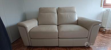 Divano 2 posti Pelle RELAX ELETTRICO Poltronesofà 