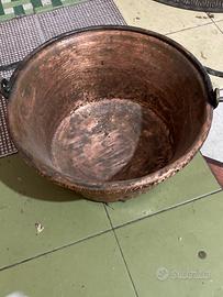 Paiolo  rame originale Valtellinese