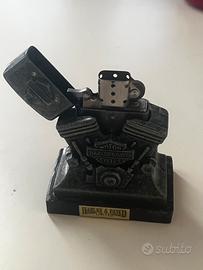 Porta accendino zippo stile harley-davidson