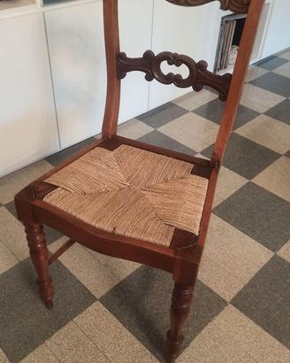 Set di 6 sedie antiquariato