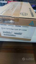 Toner Originale Ricoh 407645 SP C220E Ciano