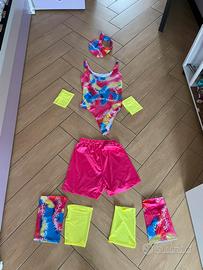 Completo barbie sui pattini