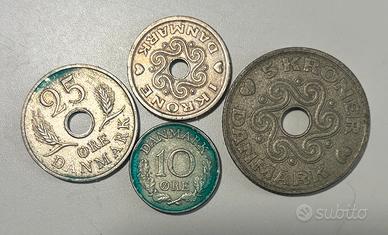 4 monete danimarca