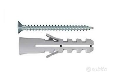 Tasselli a muro ⌀ 6mm con viti in acciaio 4×30