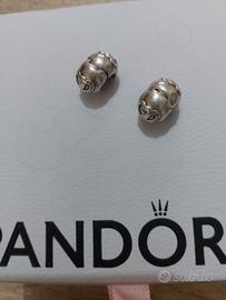 2 clip per bracciale pandora originale 