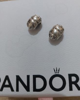 2 clip per bracciale pandora originale 
