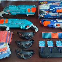 Nerf kit completo pistole e bersaglio