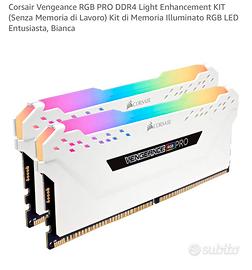 Kit led ram corsair bianche -NO RAM-SOLO KIT LED