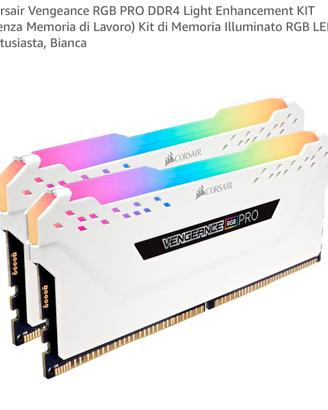 Kit led ram corsair bianche -NO RAM-SOLO KIT LED