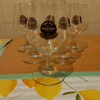 set 6 bicchieri Peroni doppio malto gran riserva 
