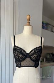 Top corsetto / bustier donna