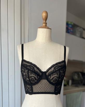 Top corsetto / bustier donna