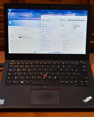 notebook pc portatile Lenovo Thinkpad X270 12 SSD