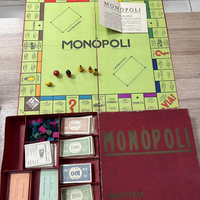 Gioco in scatola Monopoli lire vintage quadrato