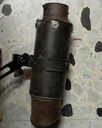 Marmitta terminale carbonio 