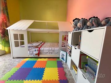 Letto a casetta per bambini 127x207