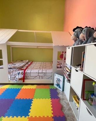 Letto a casetta per bambini 127x207