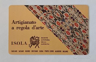 CARTA TELEFONICA SIP ARTIGIANATO SARDO