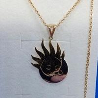 Collana in Argento 925/°° "Sun And Moon"