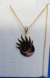 Collana in Argento 925/°° "Sun And Moon"