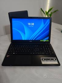 Notebook Acer E5-551 AMD A10 con SSD Windows 11 
