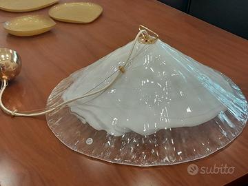 La Murrina grande lampadario a cono, bianco