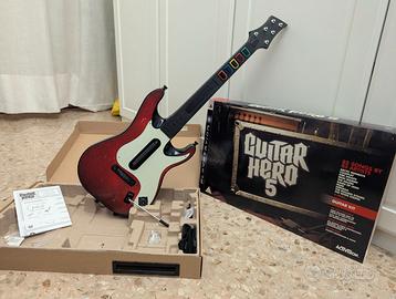 Chitarra Guitar Hero 5 PS3 Wireless (Senza Dongle)