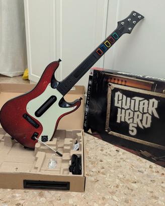 Chitarra Guitar Hero 5 PS3 Wireless (Senza Dongle)