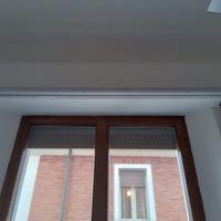 4 tende a rullo bianche, lunghezza ca. 200cm