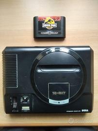 Sega Mega Drive 16 bit + Videogame Jurassic Park