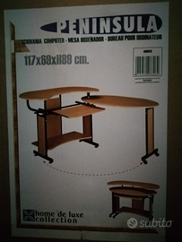Scrivania da computer penisula