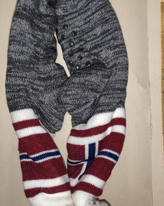 Calzettoni lunghi con bandiera Norvegia