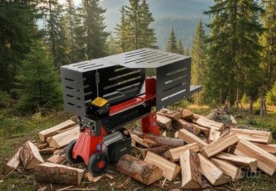 Spaccalegna spinta 7 Tonn. motore elettrico 220 V