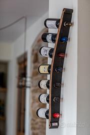 Portabottiglie da parete singolo