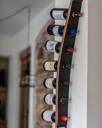 Portabottiglie da parete singolo