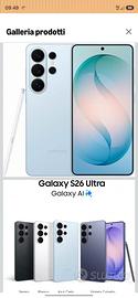 SAMSUNG S26 ULTRA 512 NUOVO GARANZIA