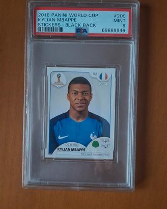 Figurina Mbappè gradata PSA 9
