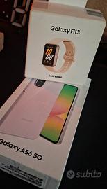 samsung a56 128gb +galaxy fit3