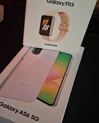 samsung a56 128gb +galaxy fit3