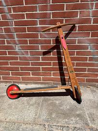 Monopattino legno vintage
