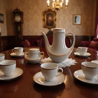 ServitoCaffè Seltmann Weiden Porcellana Bianca Oro