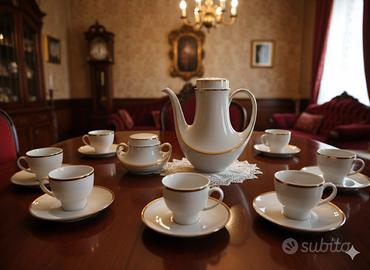 ServitoCaffè Seltmann Weiden Porcellana Bianca Oro