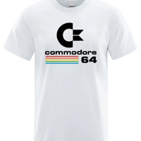 Commodore 64 Tshirt Uomo Bianca Taglia L Nuova