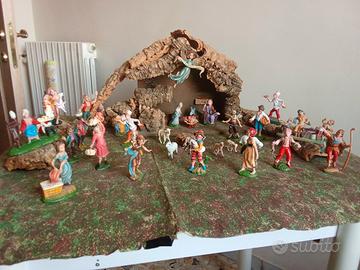 Presepe completo anni 70 80 grotta prezzo lire